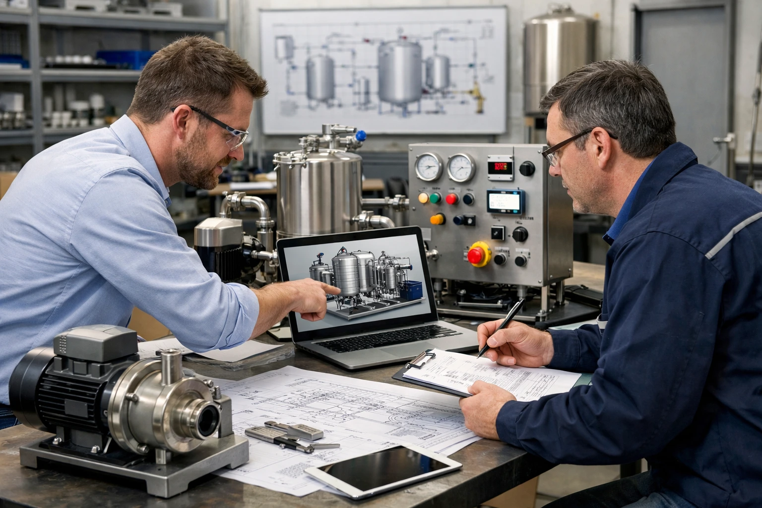 Подбор и проектирование оборудования