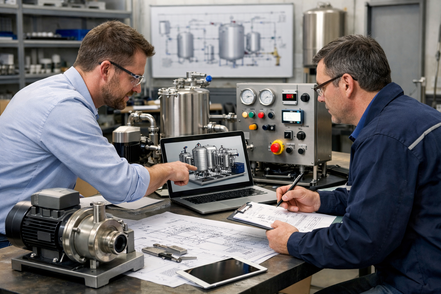 Подбор и проектирование оборудования